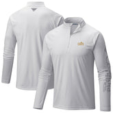 Cleveland Cavaliers Terminal Tackle Raglan Omni-Shade Quarter-Zip Jacket White