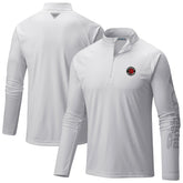 Toronto Raptors Terminal Tackle Raglan Omni-Shade Quarter-Zip Jacket White