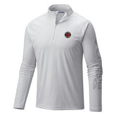 Toronto Raptors Terminal Tackle Raglan Omni-Shade Quarter-Zip Jacket White