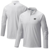 Brooklyn Nets Terminal Tackle Raglan Omni-Shade Quarter-Zip Jacket White