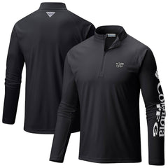 Brooklyn Nets Terminal Tackle Raglan Omni-Shade Quarter-Zip Jacket Black