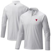 Chicago Bulls Terminal Tackle Raglan Omni-Shade Quarter-Zip Jacket White