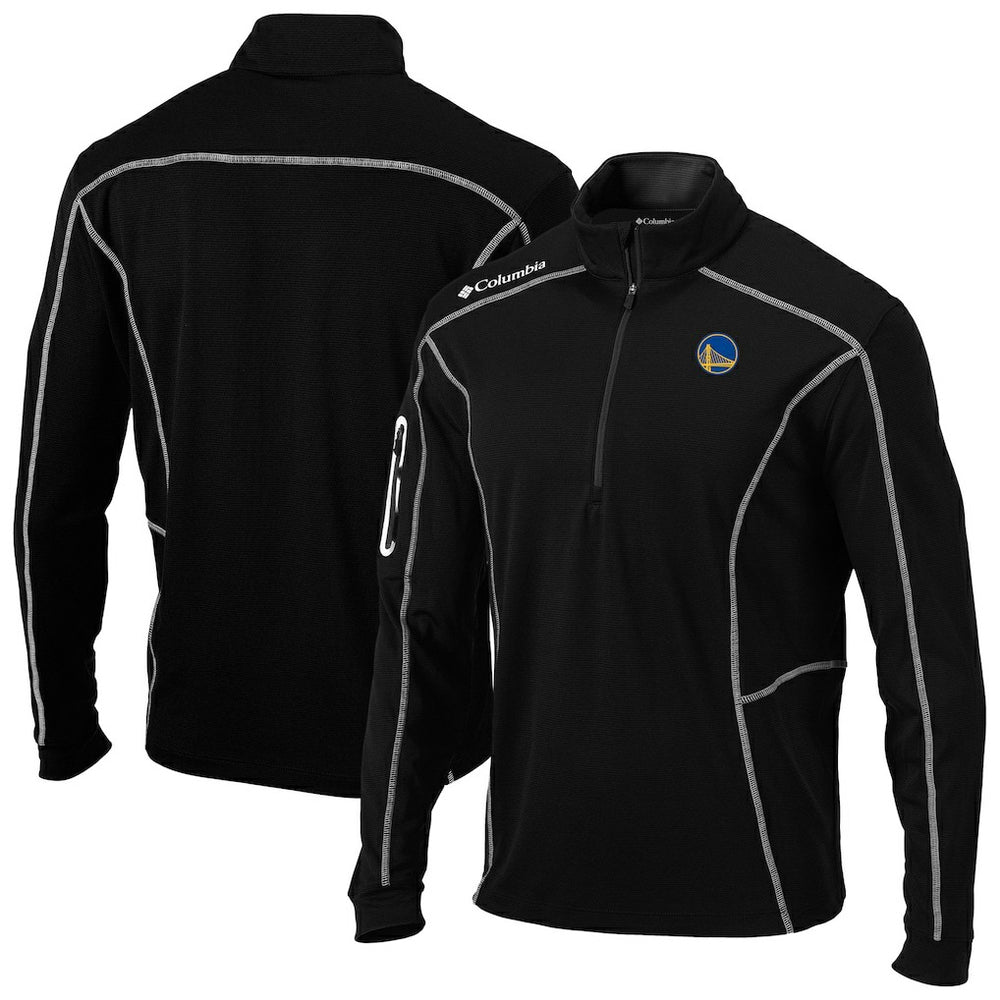 Golden State Warriors Omni-Wick Shotgun Quarter-Zip Pullover Black