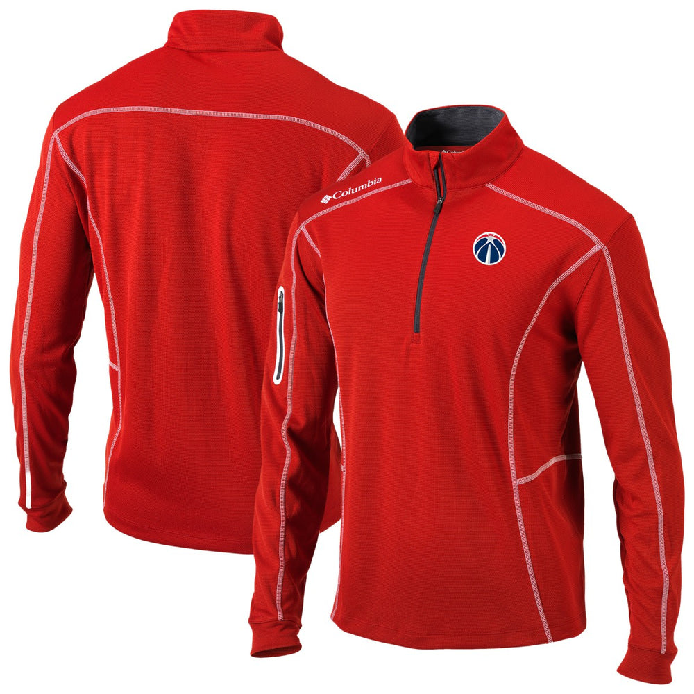 Washington Wizards Omni-Wick Shotgun Quarter-Zip Pullover Red