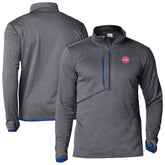 Detroit Pistons Park View Half-Zip Top Gray