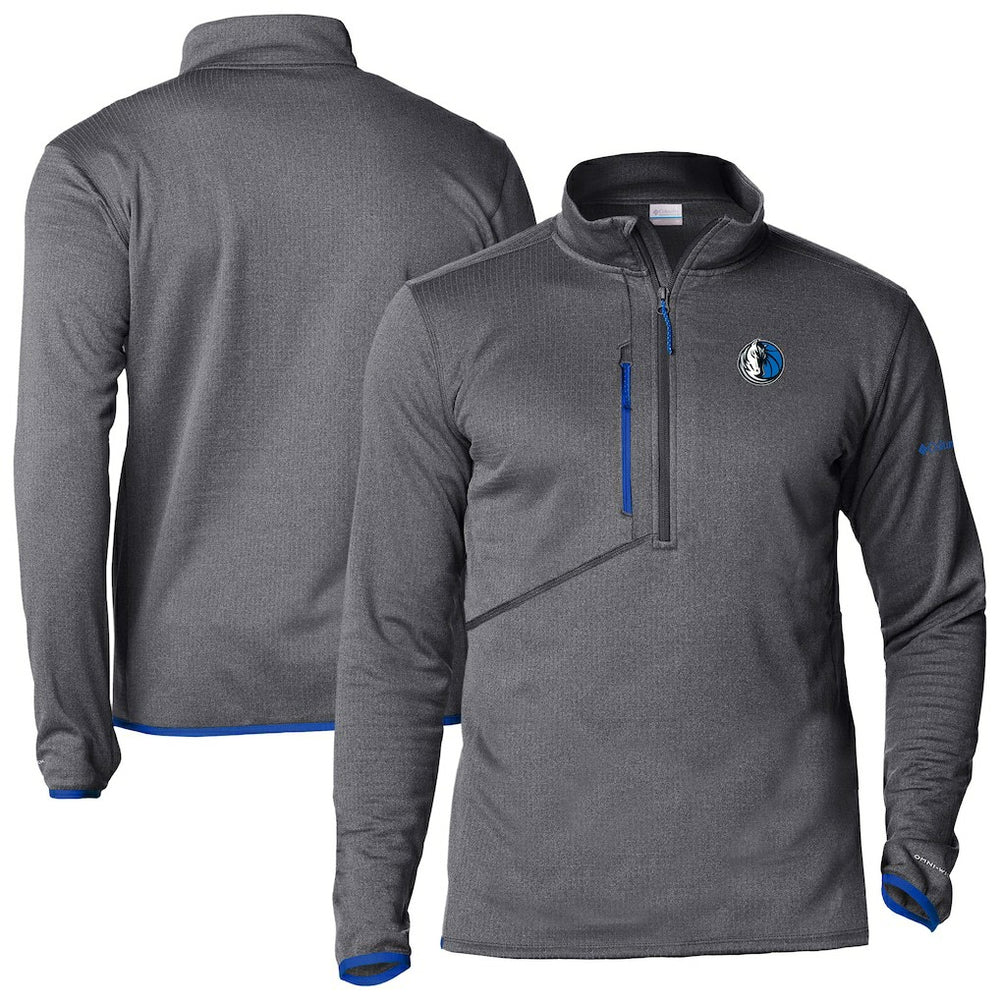 Dallas Mavericks Park View Half-Zip Top Gray