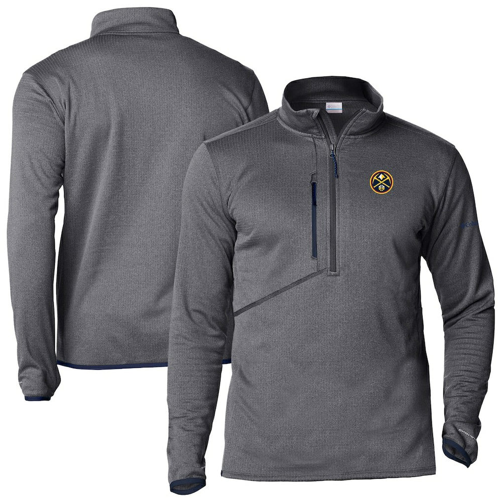 Denver Nuggets Park View Half-Zip Top Gray