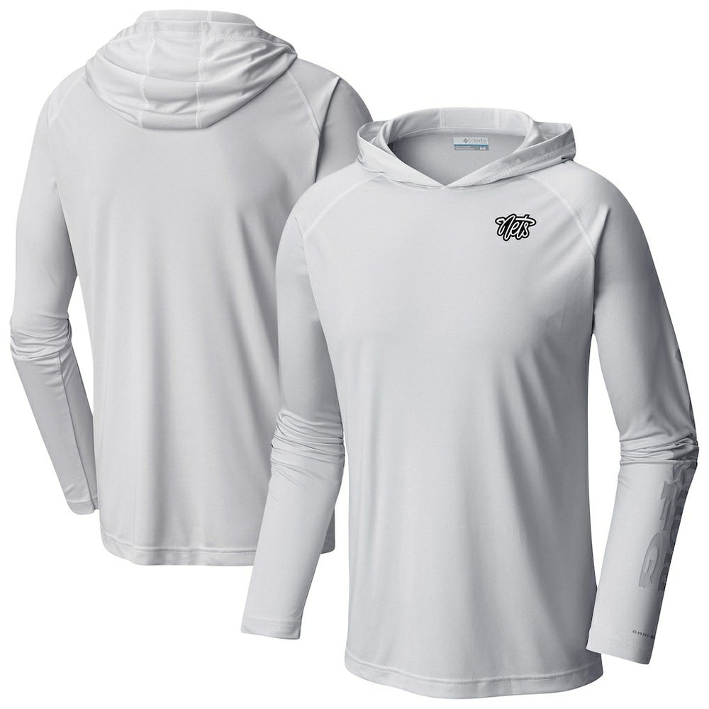 Brooklyn Nets Terminal Tackle Long Sleeve Hoodie T-Shirt White
