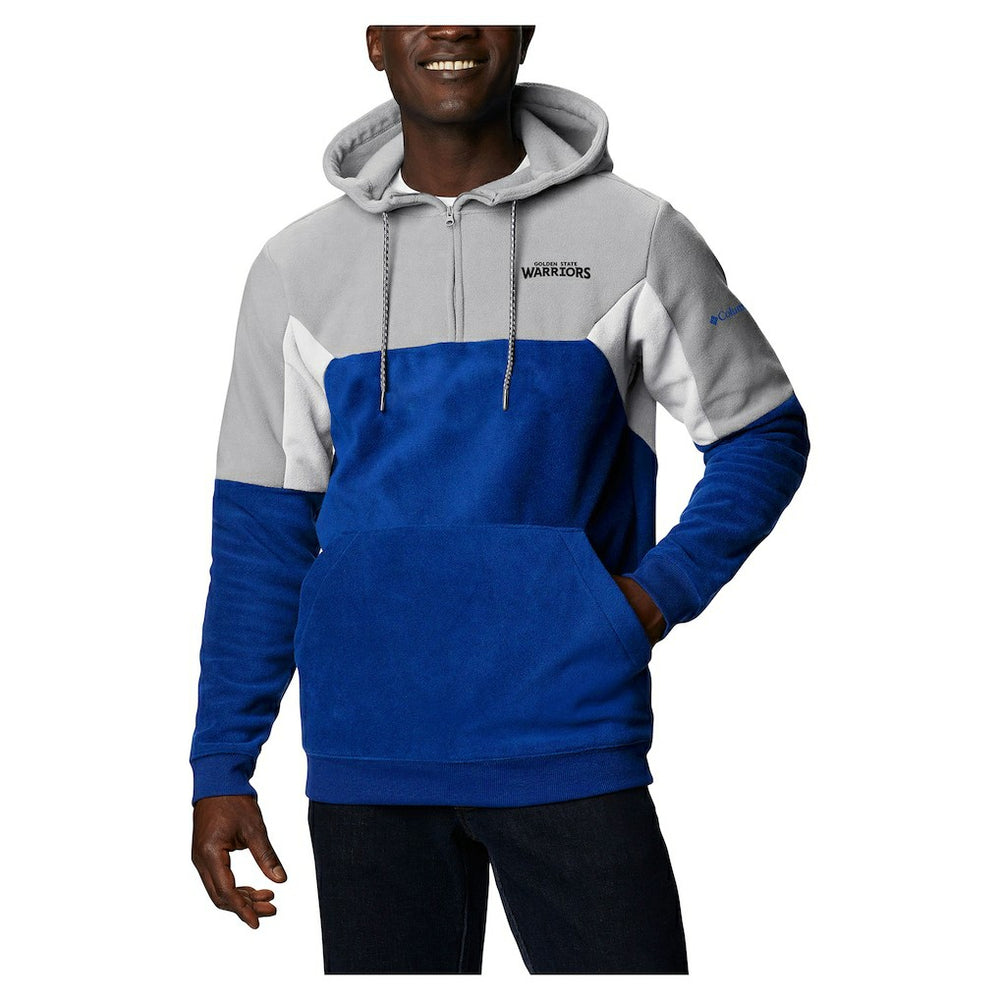 Golden State Warriors Lodge Quarter-Zip Hoodie Royal