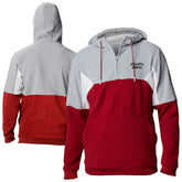 Atlanta Hawks Lodge Quarter-Zip Hoodie Red