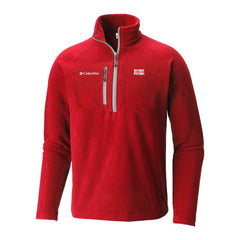 Detroit Pistons Fast Trek III Half-Zip Fleece Pullover Red