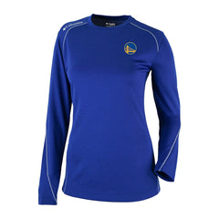 Golden State Warriors Women's Omni-Wick Shotgun Pullover Top Royal
