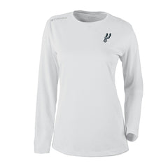 San Antonio Spurs Women's Omni-Wick Shotgun Pullover Top White
