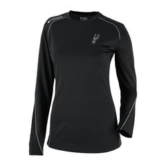 San Antonio Spurs Women's Omni-Wick Shotgun Pullover Top Black