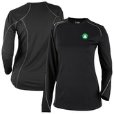 Boston Celtics Women's Omni-Wick Shotgun Pullover Top Black