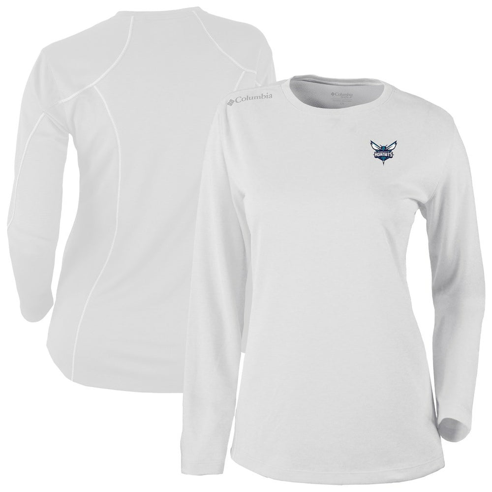 Charlotte Hornets Women's Omni-Wick Shotgun Pullover Top White