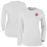 Detroit Pistons Women's Omni-Wick Shotgun Pullover Top White