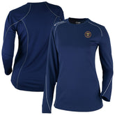 Denver Nuggets Women's Omni-Wick Shotgun Pullover Top Navy