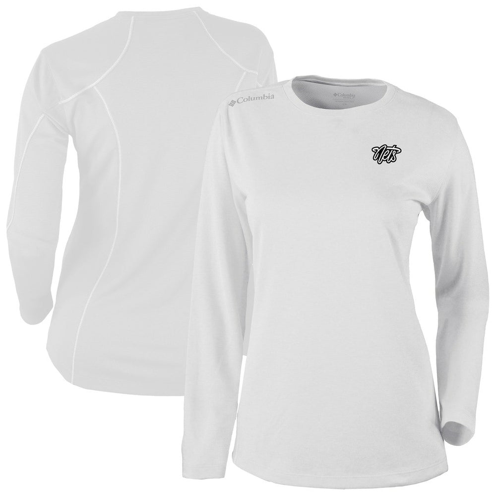 Brooklyn Nets Women's Omni-Wick Shotgun Pullover Top White