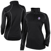 Sacramento Kings Women's Omni-Wick Shotgun 2.0 Quarter-Zip Pullover Top Black