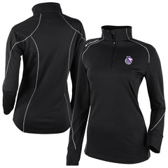 Sacramento Kings Women's Omni-Wick Shotgun 2.0 Quarter-Zip Pullover Top Black