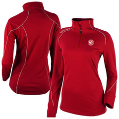 Atlanta Hawks Women's Omni-Wick Shotgun 2.0 Quarter-Zip Pullover Top Red