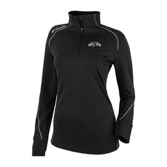 San Antonio Spurs Women's Omni-Wick Shotgun 2.0 Quarter-Zip Pullover Top Black