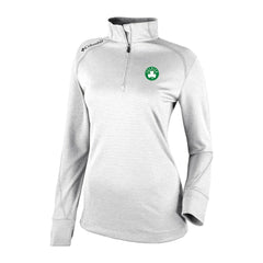 Boston Celtics Women's Omni-Wick Shotgun 2.0 Quarter-Zip Pullover Top White