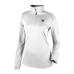 Charlotte Hornets Women's Omni-Wick Shotgun 2.0 Quarter-Zip Pullover Top White