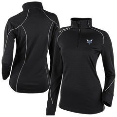 Charlotte Hornets Women's Omni-Wick Shotgun 2.0 Quarter-Zip Pullover Top Black