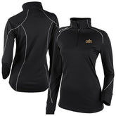 Cleveland Cavaliers Women's Omni-Wick Shotgun 2.0 Quarter-Zip Pullover Top Black