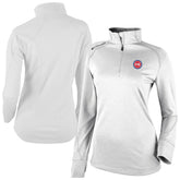 Detroit Pistons Women's Omni-Wick Shotgun 2.0 Quarter-Zip Pullover Top White