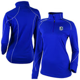 Dallas Mavericks Women's Omni-Wick Shotgun 2.0 Quarter-Zip Pullover Top Blue