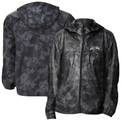San Antonio Spurs Women's Flash Challenger II Omni-Shade Full-Zip Windbreaker Jacket Black