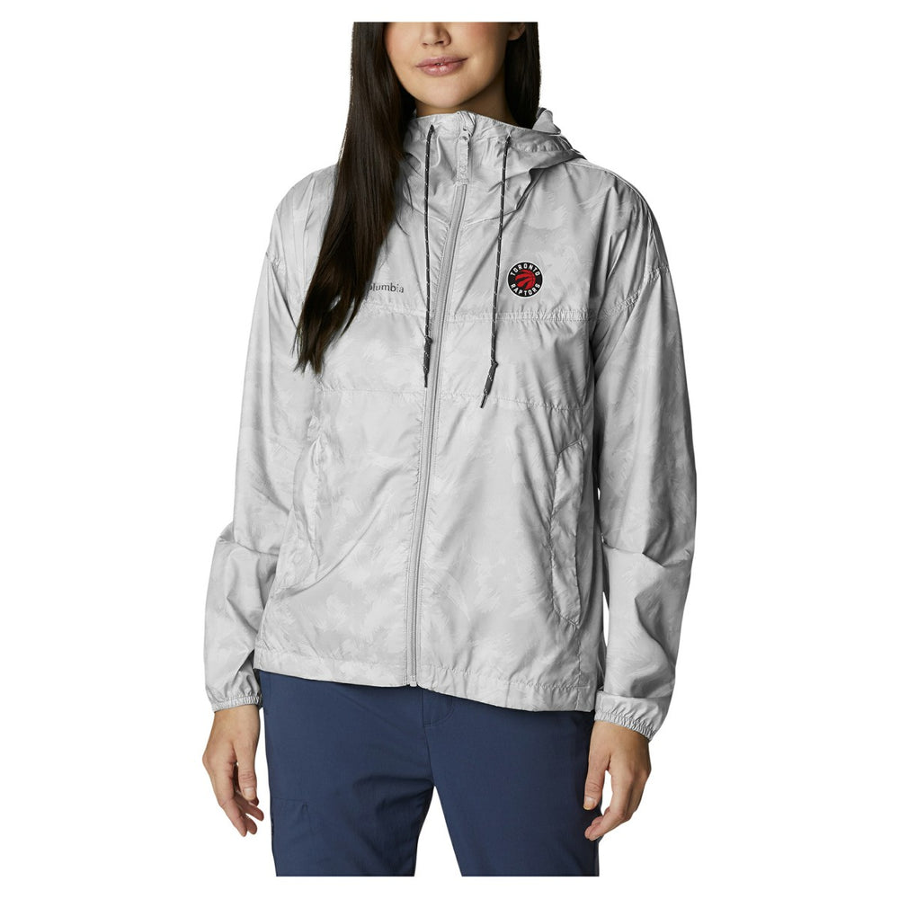Toronto Raptors Women's Flash Challenger II Omni-Shade Full-Zip Windbreaker Jacket White