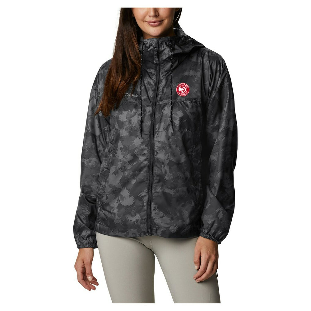 Atlanta Hawks Women's Flash Challenger II Omni-Shade Full-Zip Windbreaker Jacket Black