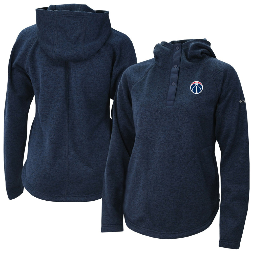 Washington Wizards Women's Sweater Weather Quarter-Snap Hoodie Navy