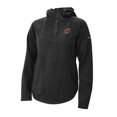 Cleveland Cavaliers Women's Sweater Weather Quarter-Snap Hoodie Black