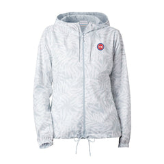 Detroit Pistons Women's Flash Forward Windbreaker White