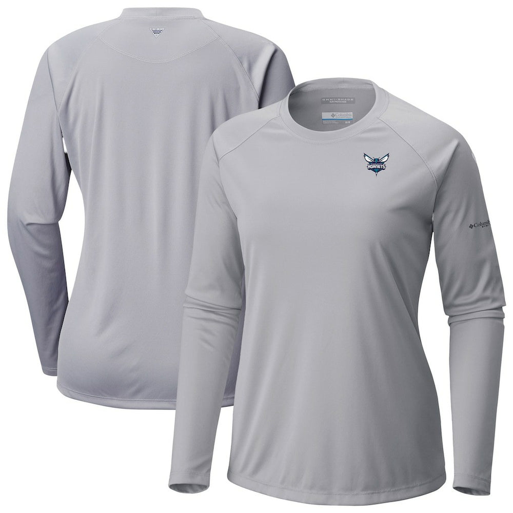 Charlotte Hornets Women's Tidal Tee II Long Sleeve T-Shirt Gray