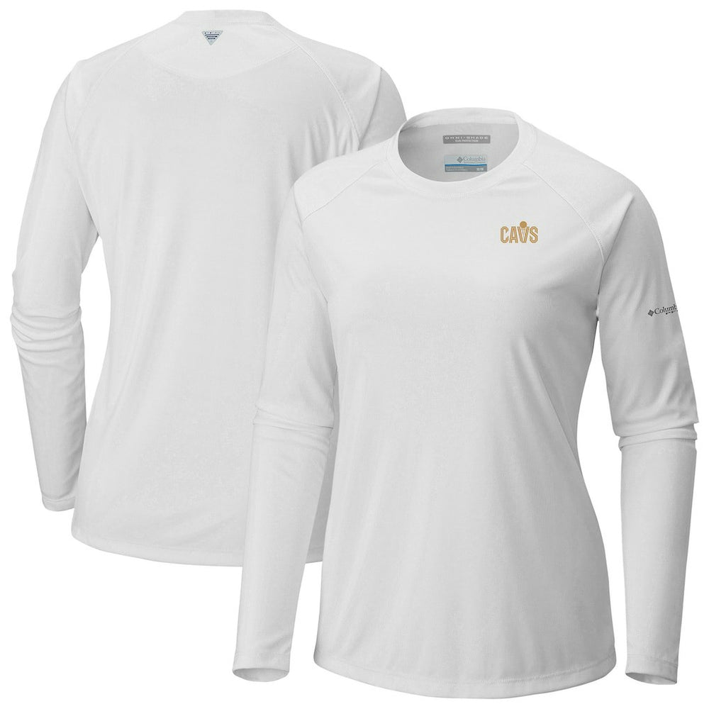 Cleveland Cavaliers Women's Tidal Tee II Long Sleeve T-Shirt White
