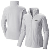 Denver Nuggets Women's Give & Go II Fleece Full-Zip Jacket White
