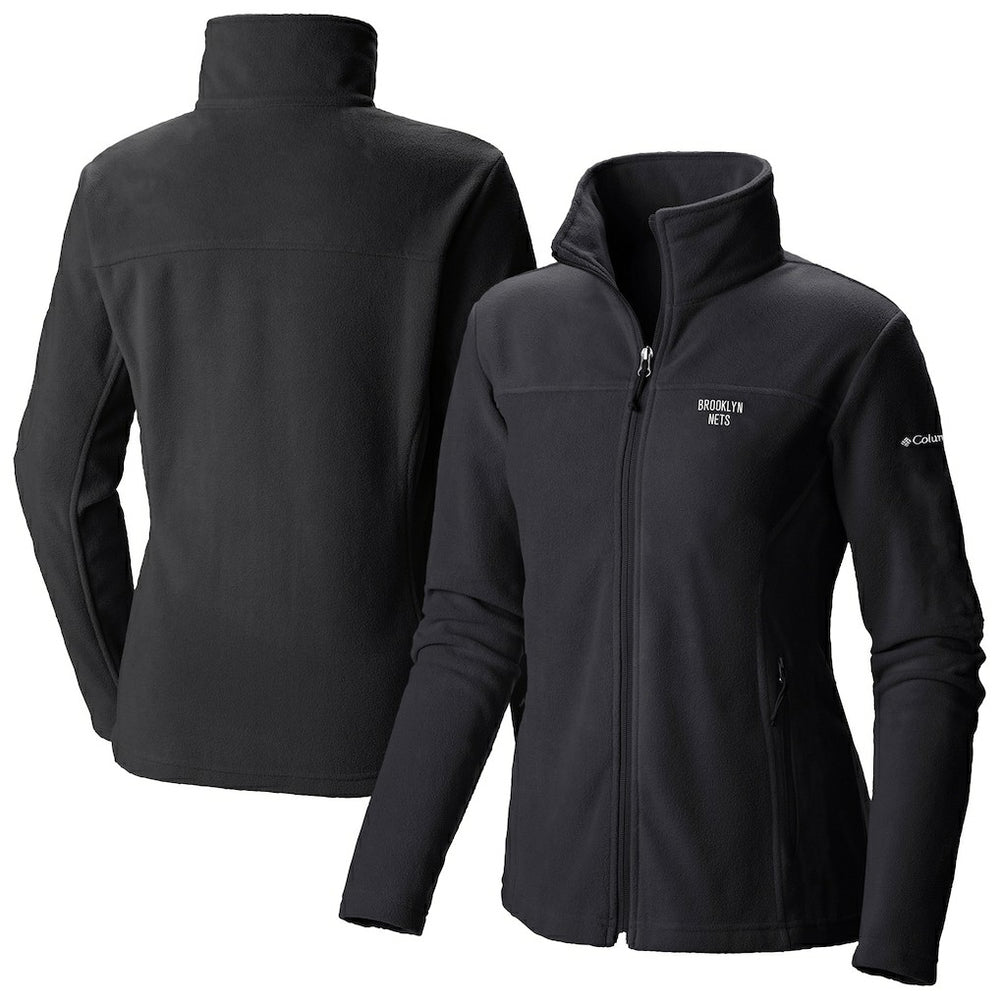 Brooklyn Nets Women's Give & Go II Fleece Full-Zip Jacket Black