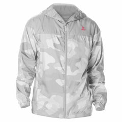 Houston Rockets Flash Challenger Windbreaker Jacket Gray