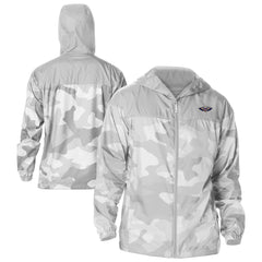 New Orleans Pelicans Flash Challenger Windbreaker Jacket Gray