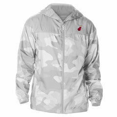 Miami Heat Flash Challenger Windbreaker Jacket Gray