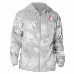 Philadelphia 76ers Flash Challenger Windbreaker Jacket Gray