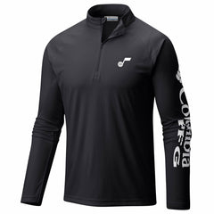 Utah Jazz PFG Terminal Tackle Quarter-Zip Top Black