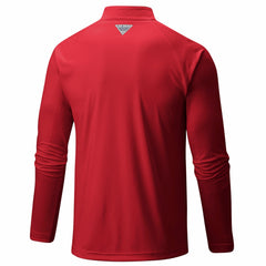 New Orleans Pelicans PFG Terminal Tackle Quarter-Zip Top Red