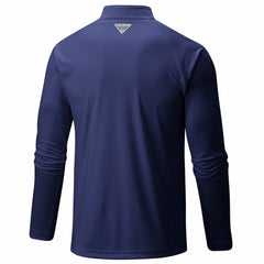 Memphis Grizzlies PFG Terminal Tackle Quarter-Zip Top Navy